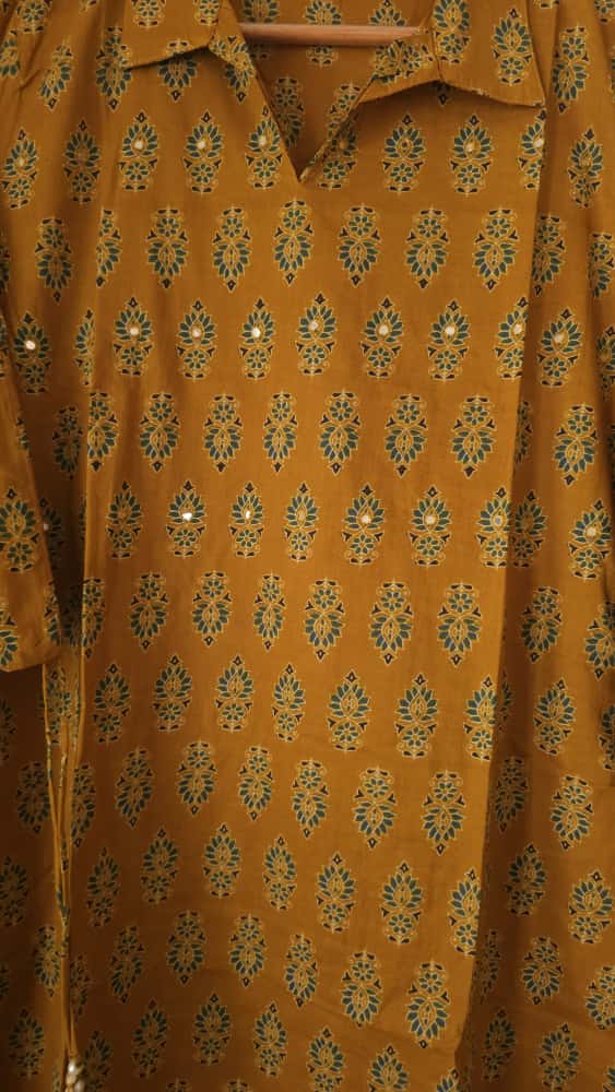 Ajrakh Co-Ords - Ochre Gold
