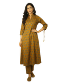 Ajrakh Co-Ords - Ochre Gold